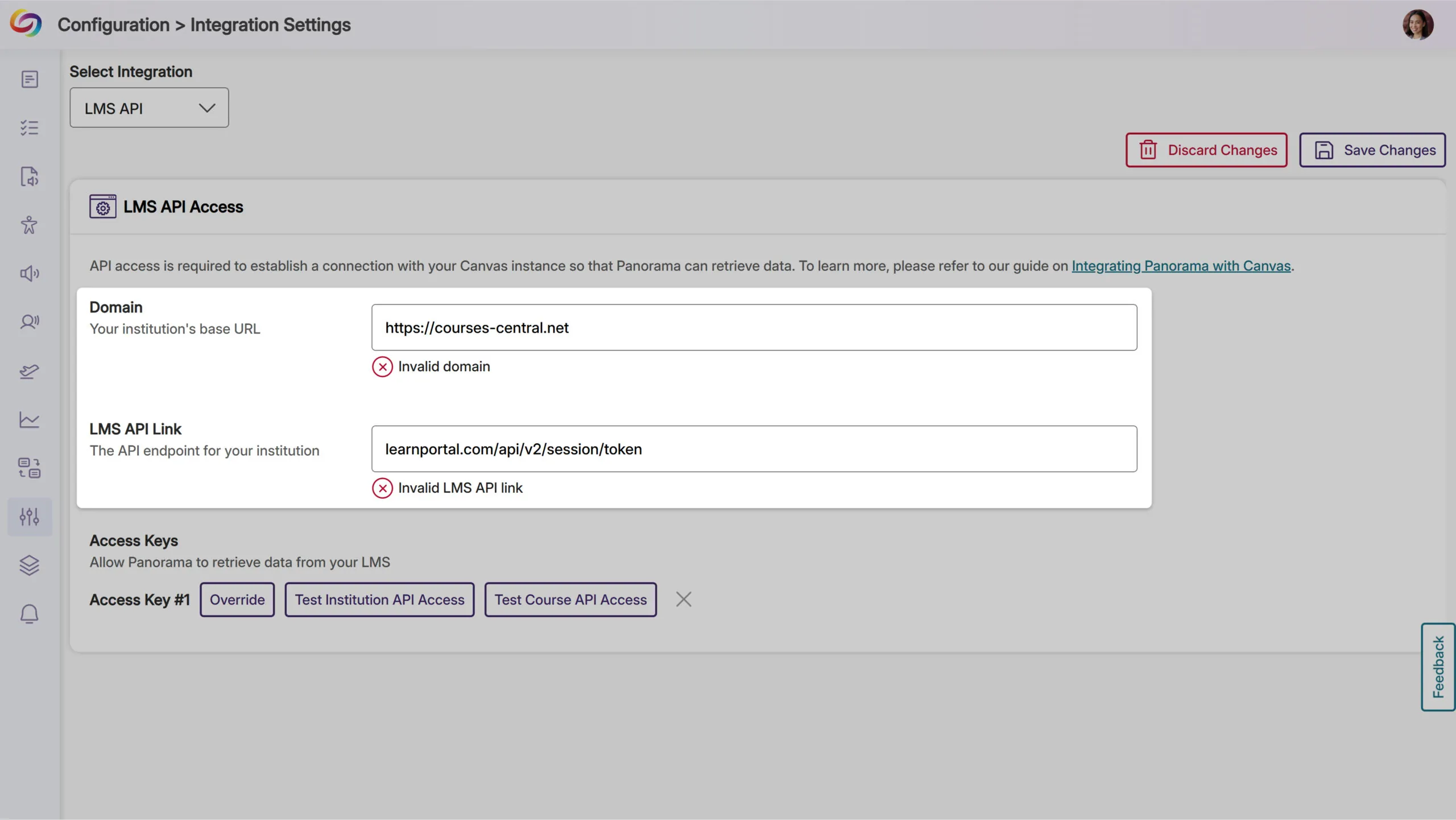 Improved LMS API Domain Setup
