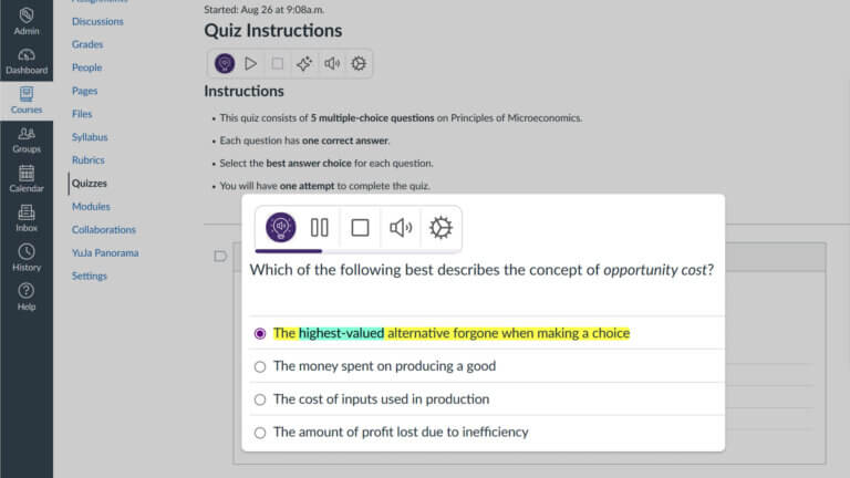 Pano 4425 Smartspeaker Will Be Available In Canvas New Quizzes