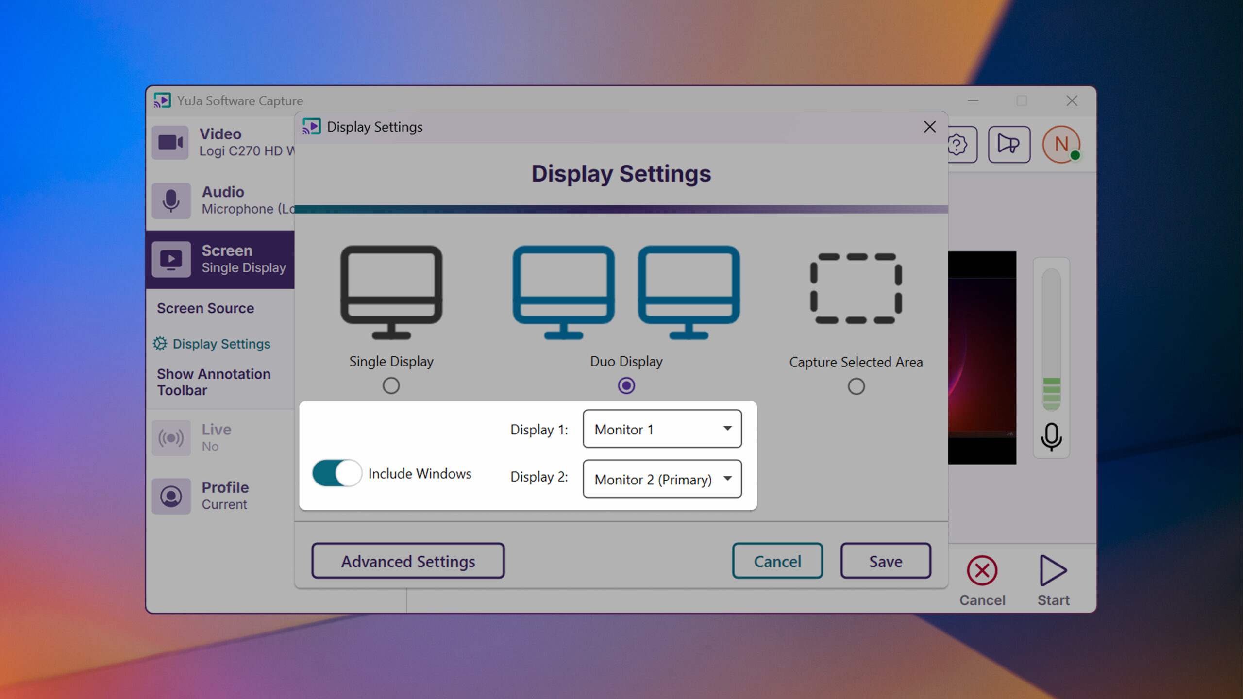 Targeted Application Window Recording Option Added