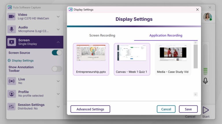 Pcysc 1808 New Application Window Selection Interface