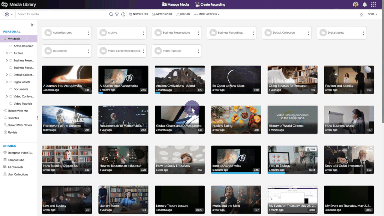 A video that is processing is being watched.
