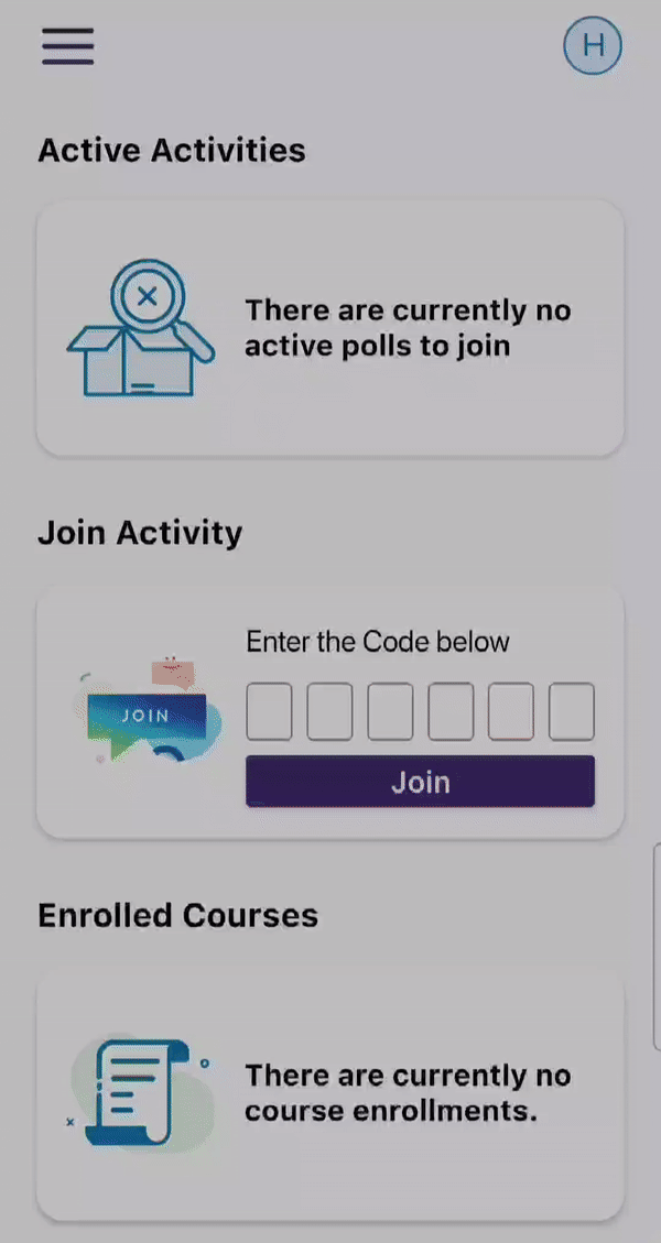 Mobile gradebook for participants is shown.
