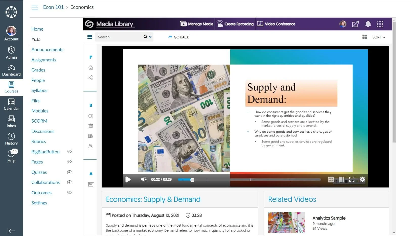 Video Viewing Inside Your LMS