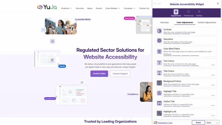 Understanding YuJa’s Website Accessibility Widget