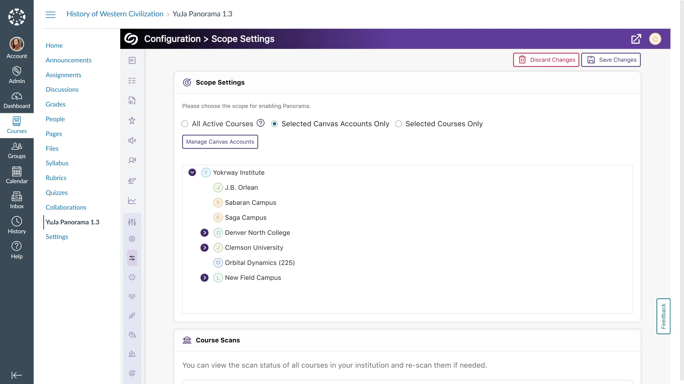 Proctoring Dashboard to view flagged events.