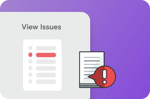 View Issues illustration.