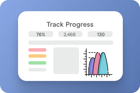 Track Progress illustration.