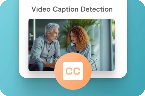 Caption Detection Icon.