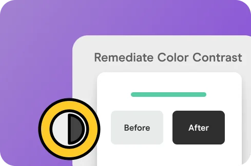 Remediate Color Contrast Issues Icon.