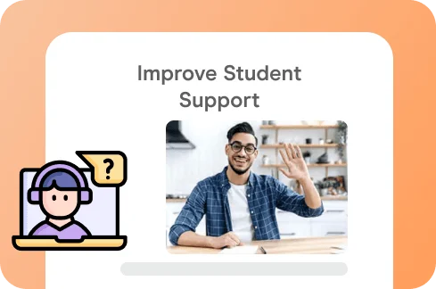 Improve Student Support   Icon.