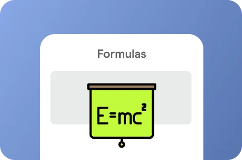 Formulas Icon.