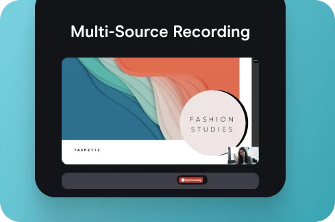 Multi-Source Recording Icon.