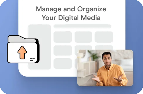 Manage Media illustration.