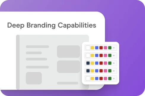 Branding & Customization illustration.
