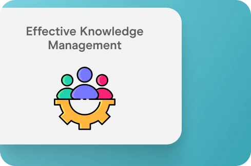 Effective Knowledge Management illustration.
