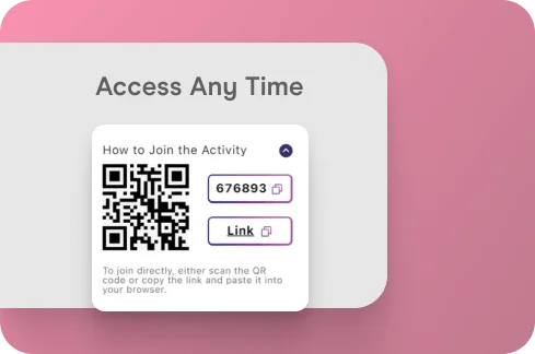 Access Any Time illustration.