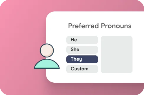  Preferred Pronouns illustration.