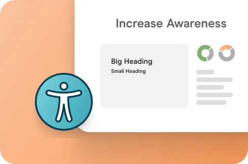 Educate and Increase Awareness Icon.