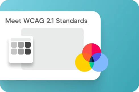 WCAG 2.1-Aligned Icon.