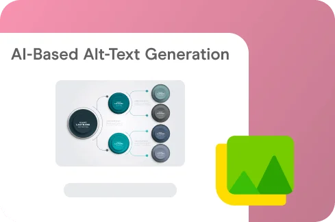 AI-Based Alt-Text Generation Icon.