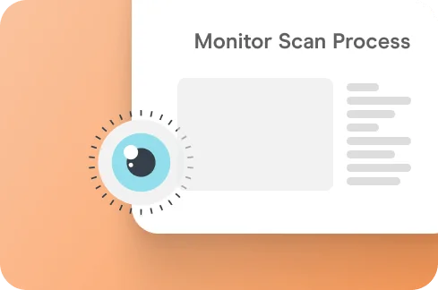 Monitor Scan Process illustration.