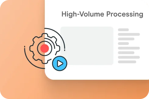 High-Volume Processing Icon.