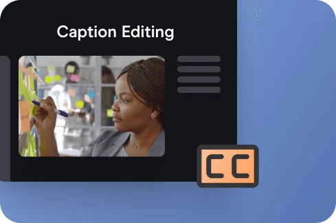 Caption Editing Icon.