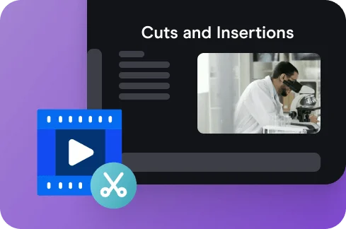 Cuts and Insertions Icon.