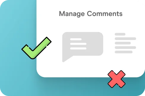 Manage Comments Icon.