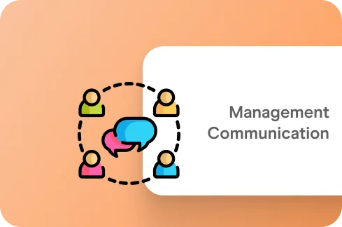 Management Communication illustration.