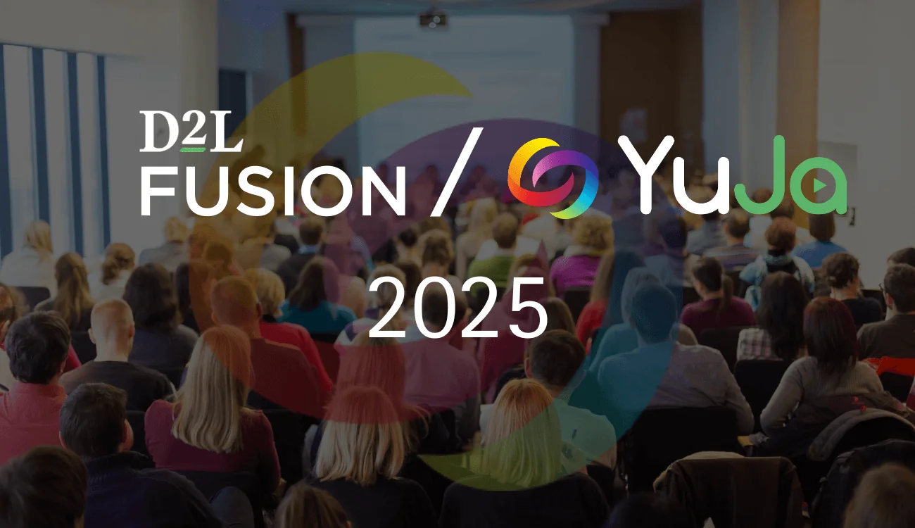 A graphic for D2L Fusion 2025
