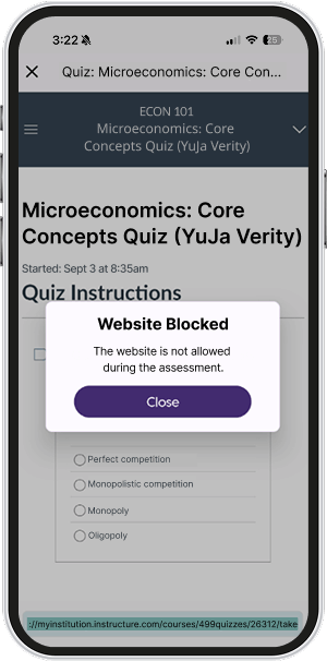 Website Access Controls Will Now Apply to Mobile Assessments