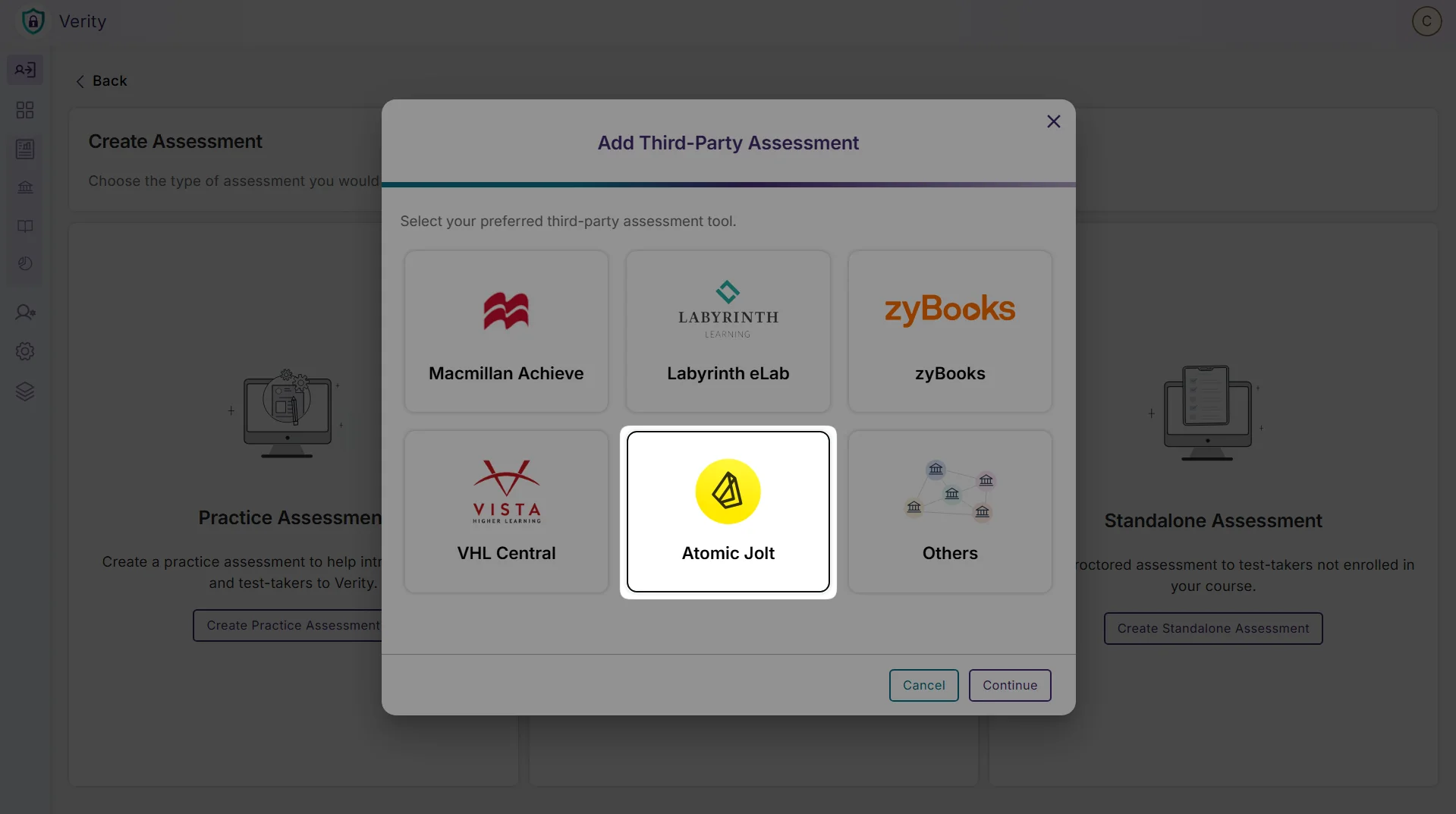 Atomic Assessments Now Available as a Third-Party Assessment Tool