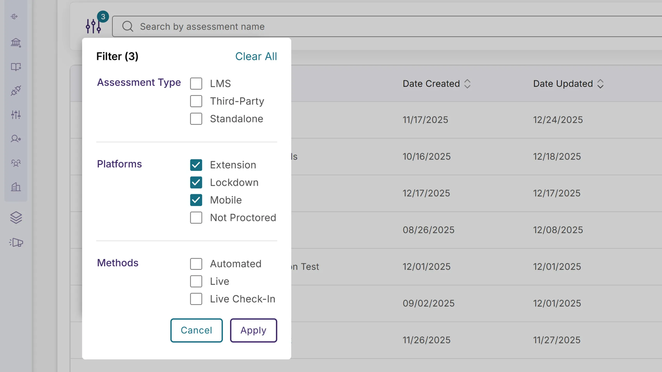 Non-Proctored Assessments
