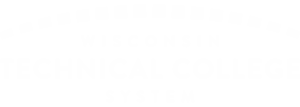 Wisconsin Technical College System white logo