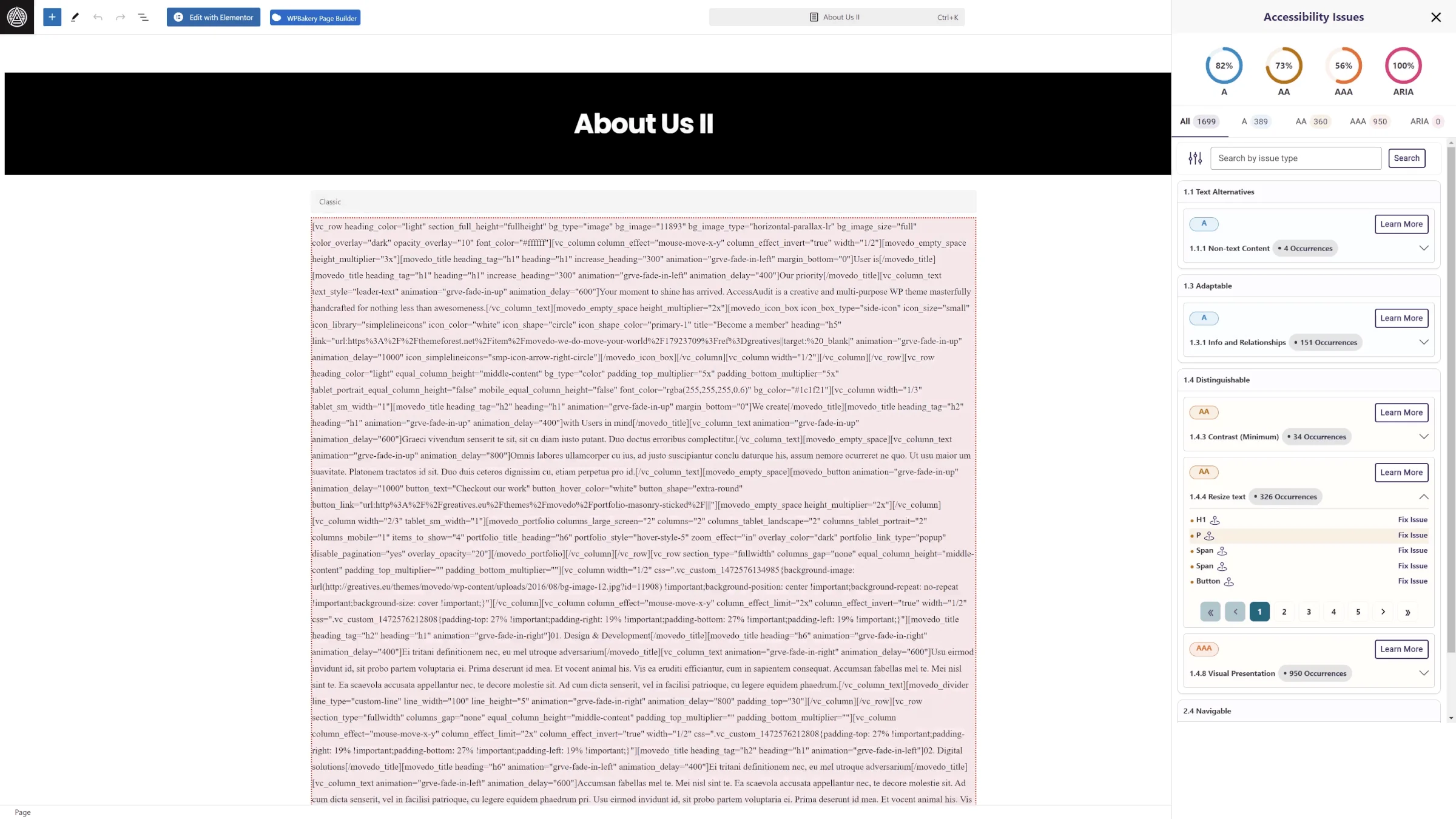 Real-time accessibility integration for WordPress including AutoPilot.
