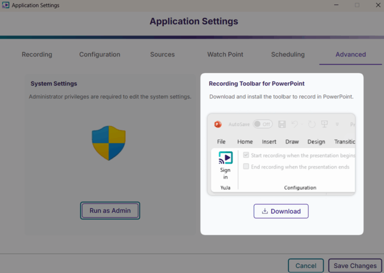 Lecture Capture Module Update – PC/Mac Updates – v25.7.0 Release