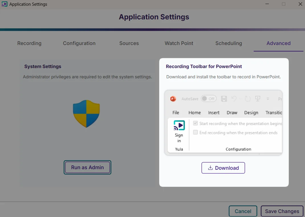 One-Click Download and Installation for the PowerPoint Add-On