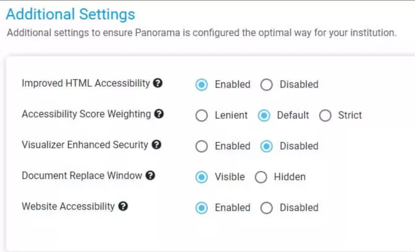 Highly Configurable LMS Integration Options