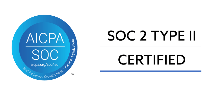 Compliance logo for SOC 2 Type II compliance.