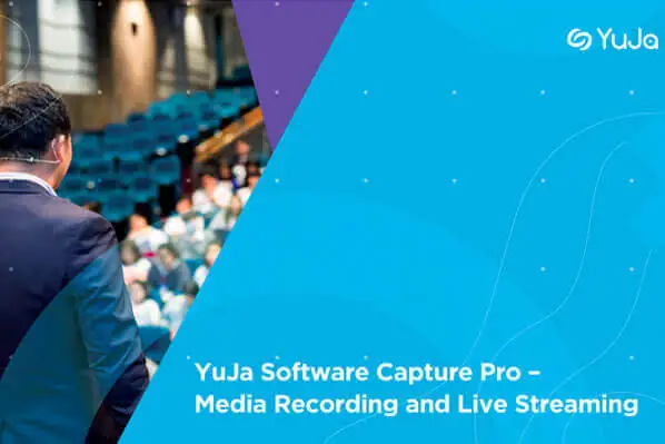 YuJa Software Capture Pro Brochure Cover.