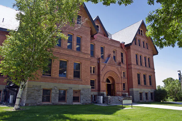 A view of the Montana State University campus during the day.