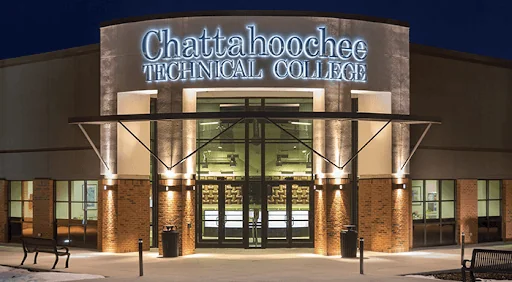 Chattahoochee Technical College front facade.