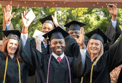 A group of graduating Chattahoochee Technical College students.