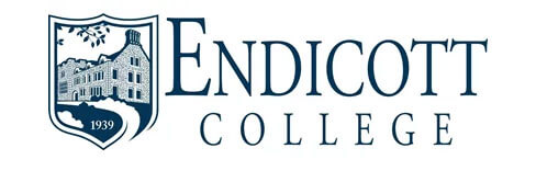 Endicott College logo.