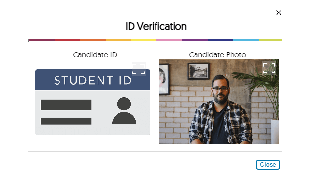 Screenshot of student getting an ID