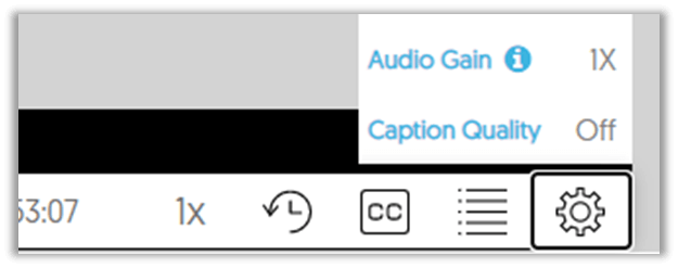 Audio gain adjustments enables users to make a video’s audio track louder