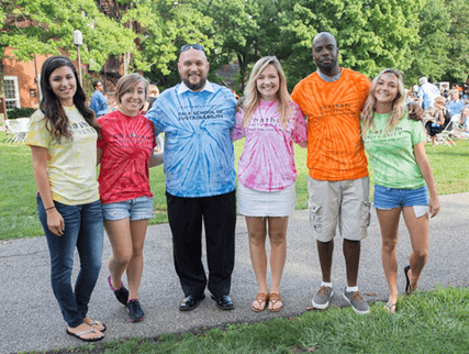 A group of students at Chatham University.