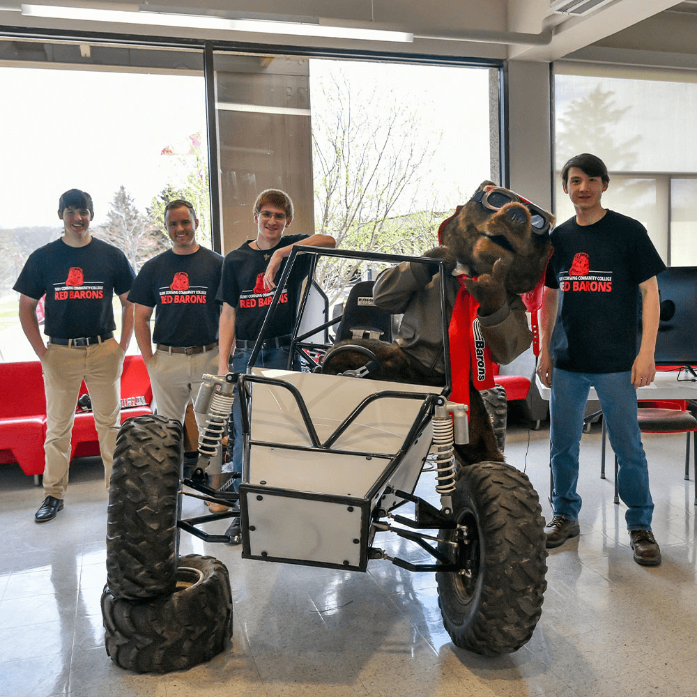 SUNY Corning Community College students.