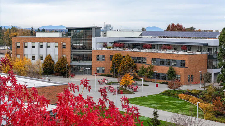 A view of Skagit Valley College’s Lewis Hall at its Mount Vernon Campus.